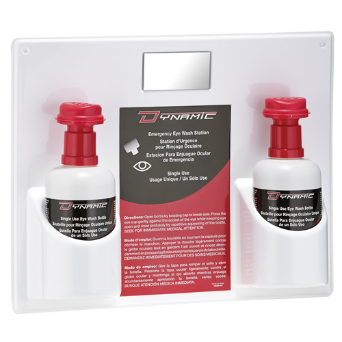 Douche oculaire &agrave; utilisation unique avec solution isotonique Dynamic, Double Groupe Generik
