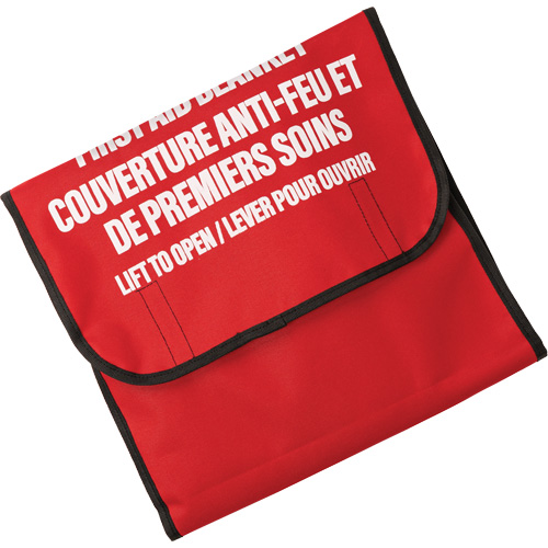 Couverture anti-feu avec sac de nylon Dynamic, Laine, 60" lo x 71" la Groupe Generik