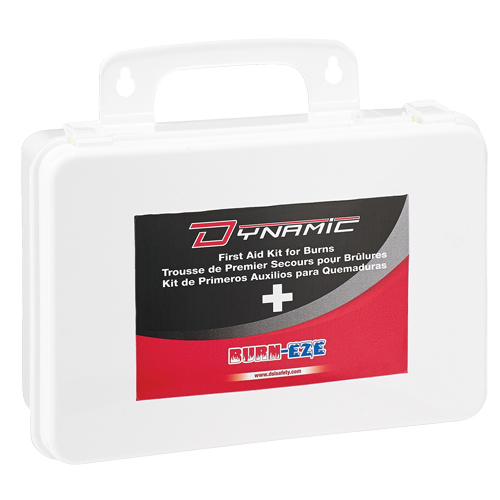 Trousse de premiers soins multi-usages pour brûlures Dynamic, Boîte en plastique de 36 unit&eacute;s, Classe 2 Groupe Generik