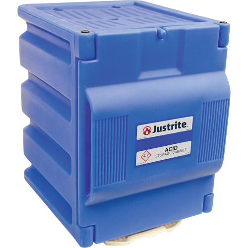 Countertop Polyethylene Acid Cabinet, 2 Gal., 14.25" x 19.75" x 17.125" Groupe Generik
