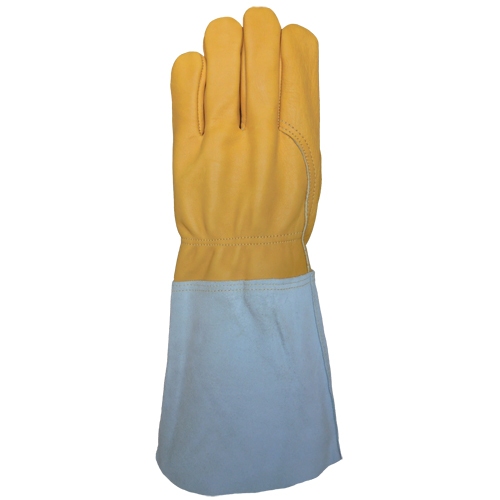 TIG Welding Gloves, Grain Cowhide, Size One Size Groupe Generik