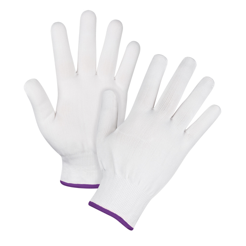 Seamless String Knit Gloves, Polyester, 15 Gauge, Ladies/X-Small Groupe Generik