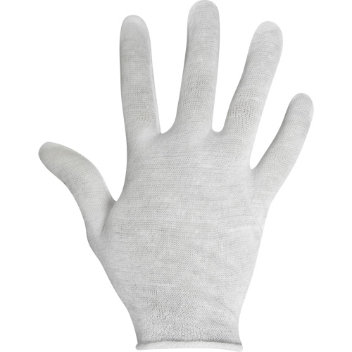 Inspection Gloves, Cotton, Unhemmed Cuff, X-Large Groupe Generik