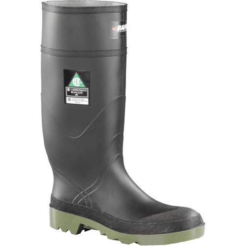 Petrolia Boots, Rubber, Steel Toe, Size 7 Groupe Generik