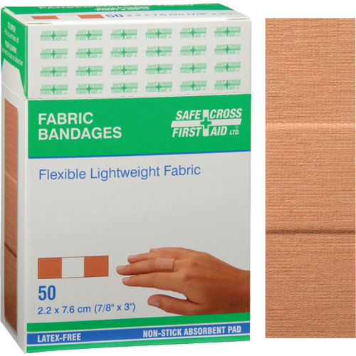 Bandages, Rectangulaire/carr&eacute;e, 3", Tissu, Non st&eacute;rile Groupe Generik