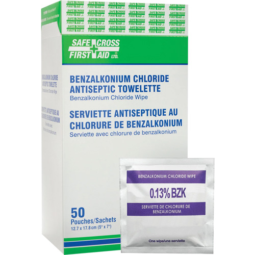 Lingettes antiseptiques au chlorure de benzalkonium, Serviette, Antiseptique Groupe Generik