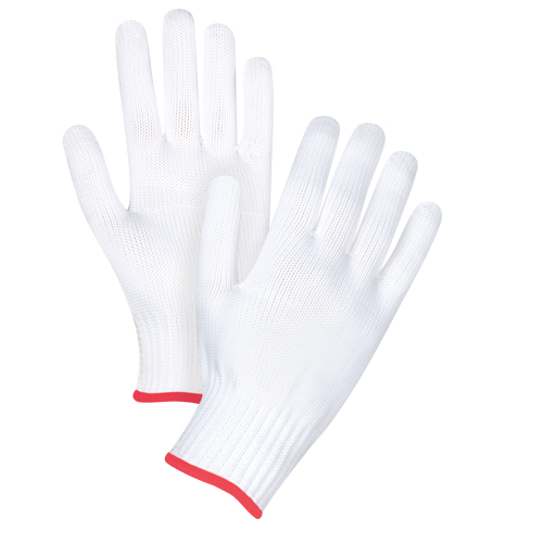 Seamless String Knit Gloves, Polyester, 10 Gauge, Small Groupe Generik