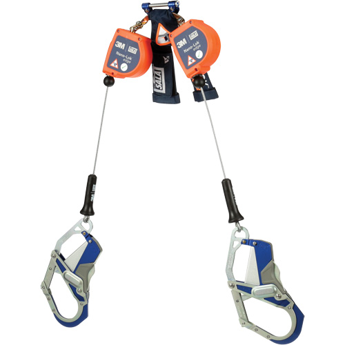 C&acirc;ble de s&eacute;curit&eacute; autor&eacute;tractable pour rebord Nano-Lok, 7', Acier inoxydable, Pivotant Groupe Generik