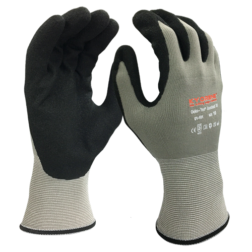 Gants r&eacute;sistants aux coupures Akka, Taille 7, Calibre 13, Rev&ecirc;tement Mousse de nitrile, Enveloppe en Kyorene, ASTM ANSI niveau A6/EN 388 niveau F Groupe Generik