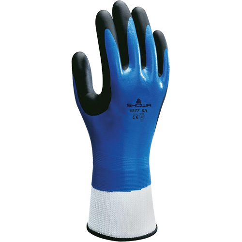 Gants enduits antichocs 377-IP, 7/Moyen, Paume en Synth&eacute;tique, Poignet &eacute;lastique/Poignet en tricot Groupe Generik