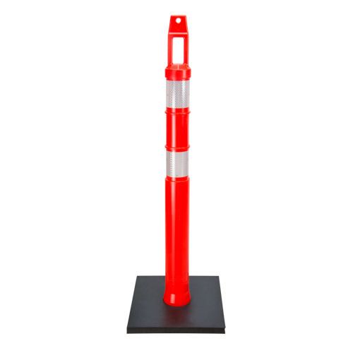 Poteau d&eacute;lin&eacute;ateur de qualit&eacute; sup&eacute;rieure, 42" h, Orange Groupe Generik