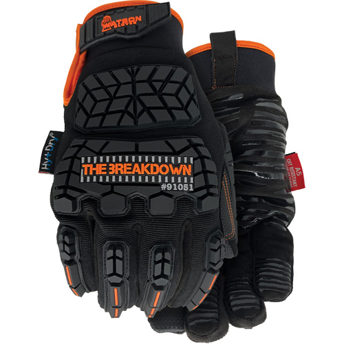 91051 The Breakdown Gloves, Size Medium, PVC Coated, Cutshield Shell, ANSI/ISEA 105 Level 4 Groupe Generik