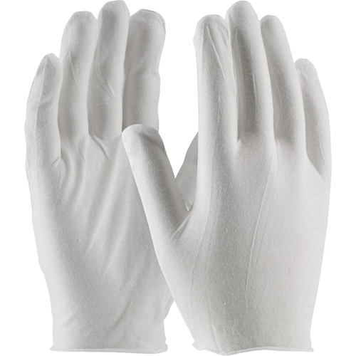 Inspection Gloves, Cotton, Unhemmed Cuff, One Size Groupe Generik