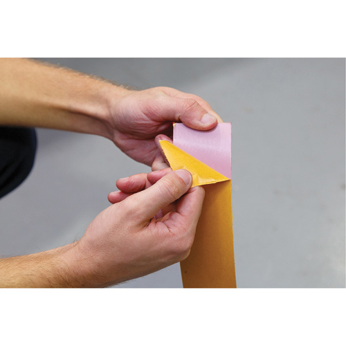Tough-Mark Heavy-Duty Floor Marking, Rectangle, 48" L x 3" W, Yellow, Polyethylene Groupe Generik