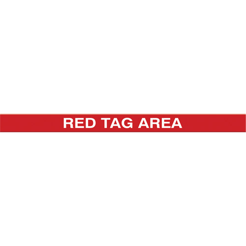 Tough-Mark Heavy-Duty Floor Marking, Rectangle, 48" L x 3" W, Red, Polyethylene Groupe Generik