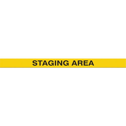 Tough-Mark Heavy-Duty Floor Marking, Rectangle, 48" L x 4" W, Yellow, Polyethylene Groupe Generik