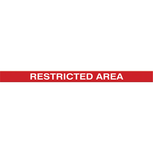 Tough-Mark Heavy-Duty Floor Marking, Rectangle, 48" L x 3" W, Red, Polyethylene Groupe Generik