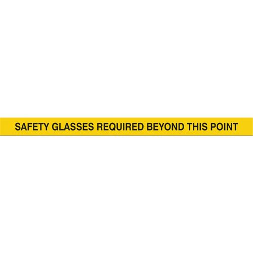 Tough-Mark Heavy-Duty Floor Marking, Rectangle, 48" L x 3" W, Yellow, Polyethylene Groupe Generik