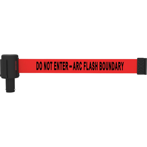 Cassette de banni&egrave;re PLUS, Do Not Enter - Arc Flash Boundary, 15', Ruban Rouge Groupe Generik