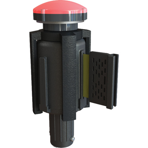 PLUS Barrier System Strobe Light Bracket & Red Strobe Light, Black Groupe Generik
