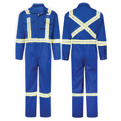 Nomex&reg;Essential 6 oz. Deluxe Coveralls, Size 34, Royal Blue Groupe Generik