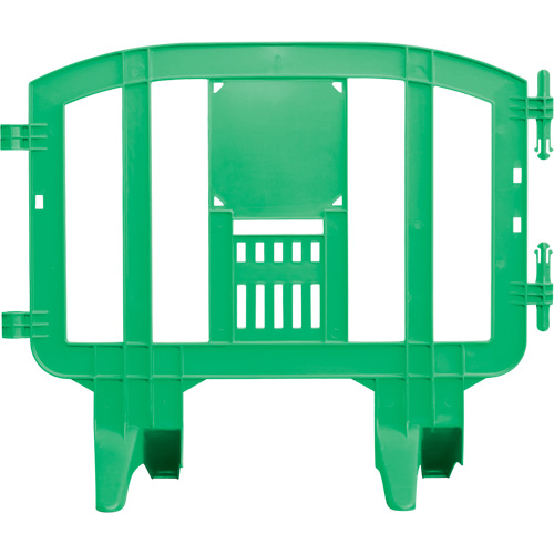 Barricade Minit, Emboîtables, 49" lo x 39" h, Vert Groupe Generik
