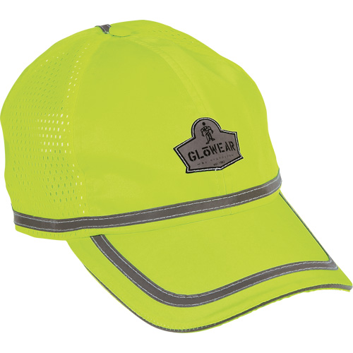GloWear&reg; 8930 High Visibility Baseball Cap, High Visibility Lime-Yellow, Polyester Groupe Generik