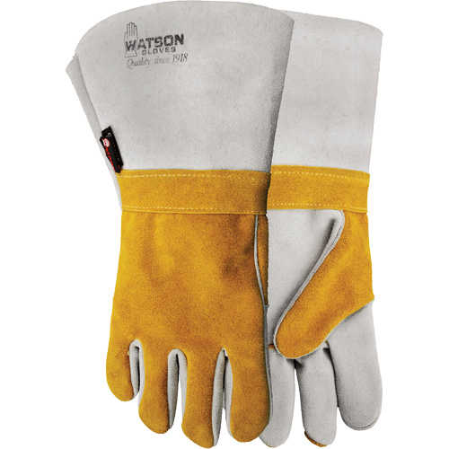 Gants de soudage 1034 Wopper, Cuir de vache refendu, Taille 10 Groupe Generik