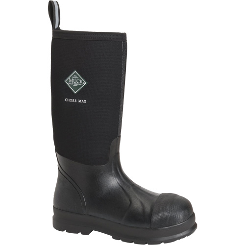 Bottes de s&eacute;curit&eacute; Chore Max, Caoutchouc, Embout Composite, Pointure 10, Semelle R&eacute;sistant aux perforations Groupe Generik