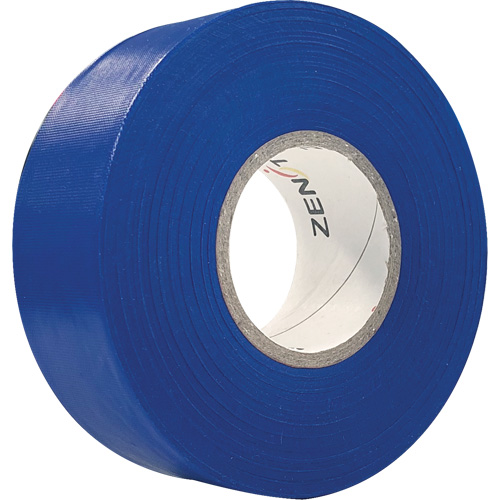 Ruban de signalisation, 1,1875" la x 328' lo, Bleu Groupe Generik