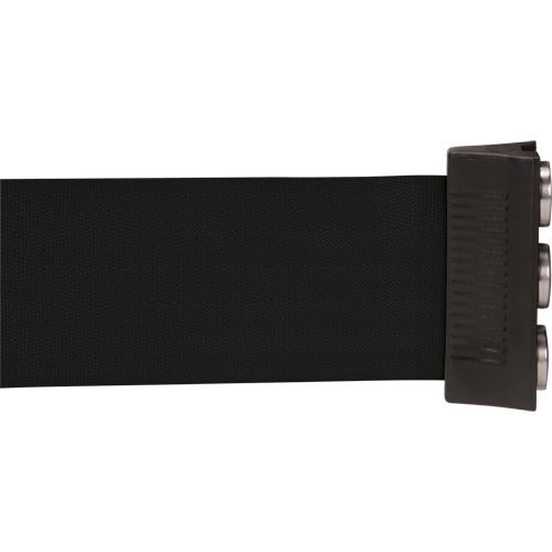 Cassette de ruban magn&eacute;tique pour barri&egrave;re de contr&ocirc;le des foules personnalis&eacute;e, 12', Ruban Noir Groupe Generik