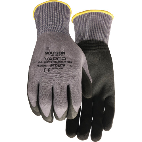 Gants enduits Stealth Vapour, Petit, R&ecirc;vetement Mousse de PVC, Calibre 15, Enveloppe en Nylon Groupe Generik