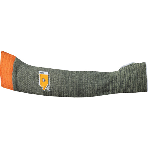 Contender Cut-Resistant Composite-Knit Sleeve, Aramid, 22", ASTM ANSI Level A4, Grey Groupe Generik