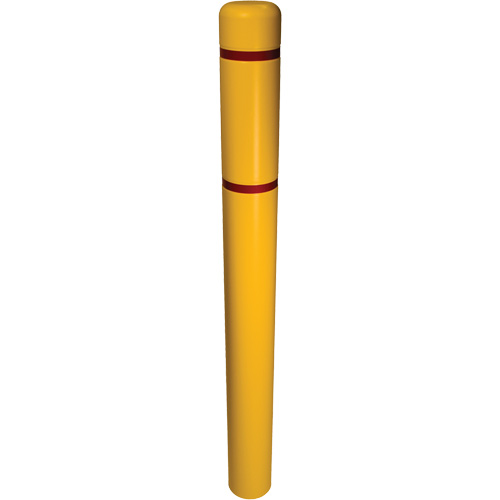 Bollard Cover, 6" Dia. x 52" L, Yellow Groupe Generik