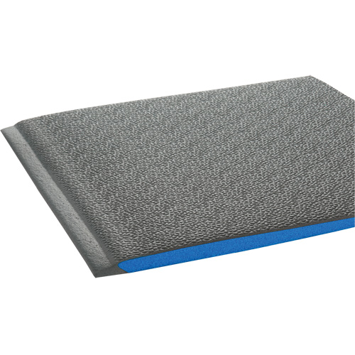 Wear-Bond Comfort-King Ergonomic Mats, Pebbled, 3' x 5' x 9/16", Grey, Vinyl Foam Groupe Generik