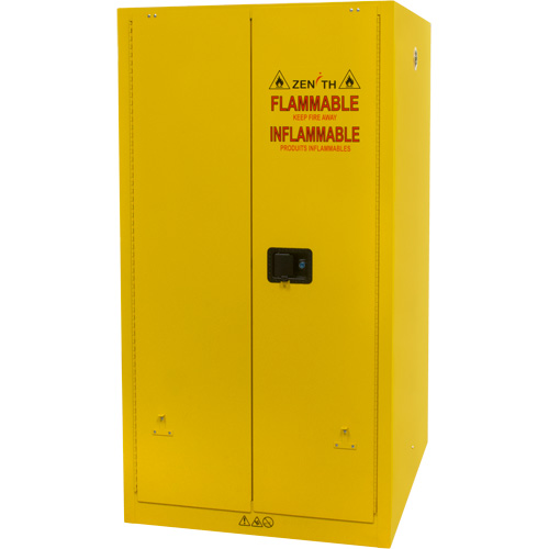 Flammable Storage Cabinet, 60 gal., 2 Door, 34" W x 65" H x 34" D Groupe Generik