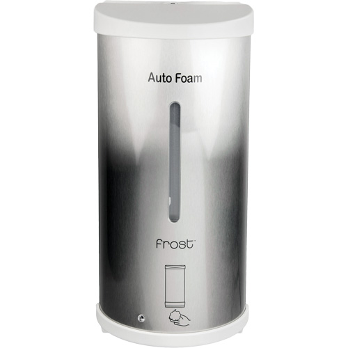 Distributeur de savon et de d&eacute;sinfectant en mousse, Sans contact, Capacit&eacute; de 800 ml, Format Vrac Groupe Generik
