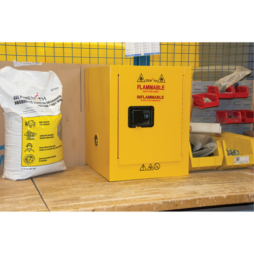 Armoire pour produits inflammables, 4 gal., 1 Porte(s), 17" La x 22" h x 18" p Groupe Generik