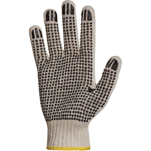 Gant en tricot avec pois de PVC Sure Grip, Poly/coton, Un c&ocirc;t&eacute;, Calibre 7, T-petit Groupe Generik