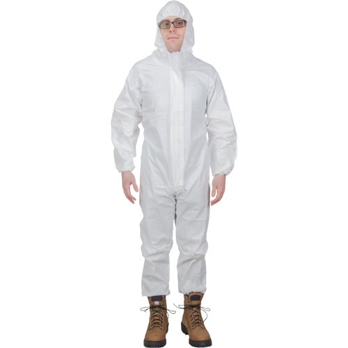 Combinaisons &agrave; capuchon de premi&egrave;re qualit&eacute;, Petit, Blanc, Micropore Groupe Generik
