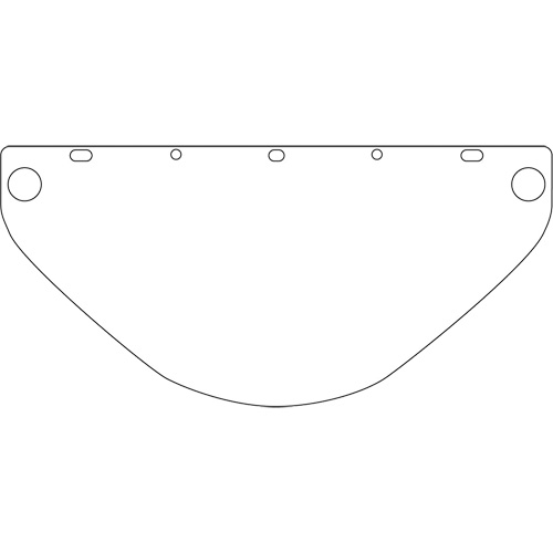 Visi&egrave;re de s&eacute;curit&eacute; universelle Dynamic, Polycarbonate, Teinte Transparent Groupe Generik
