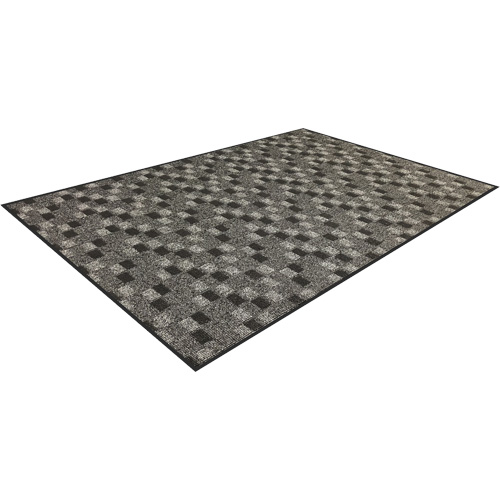 Tapis de vestibule Terra Nova classique, Essuie-pieds, 4' x 6' x 5/16", Charbon Groupe Generik