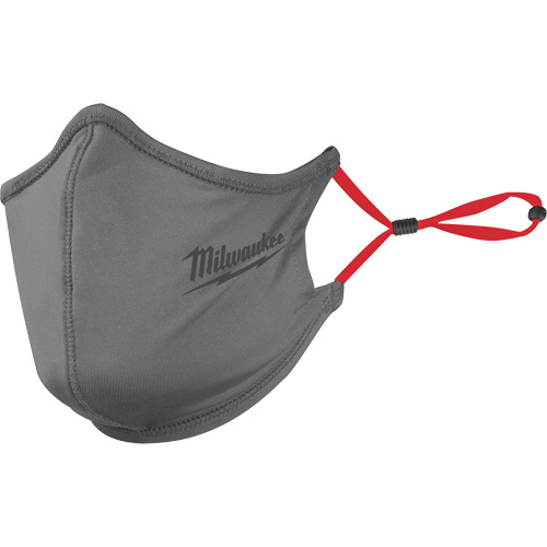 2-Layer Face Mask, Nylon/Polyester/Spandex, Grey Groupe Generik