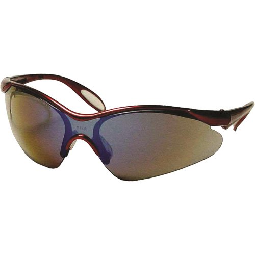 Lunettes de s&eacute;curit&eacute; Miranda, Lentille Miroir bleu, Anti-&eacute;gratignures, R&eacute;pond ou surpasse la norme CSA Z94.3 Groupe Generik