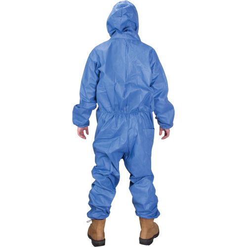 Hooded Coveralls, Large, Blue, SMS Groupe Generik