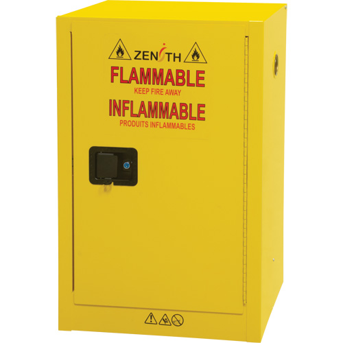 Armoire de rangement pour a&eacute;rosols inflammables, 12 gal., 1 Porte(s), 23" La x 35" h x 18" p Groupe Generik