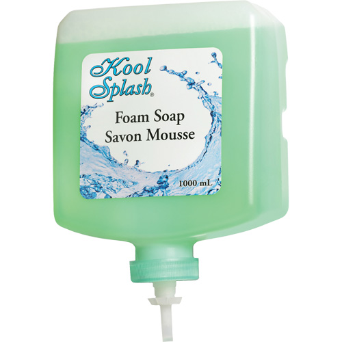 Savon apaisant &agrave; l'alo&egrave;s Kool Splash, Mousse, 1000 ml, Parfum&eacute; Groupe Generik
