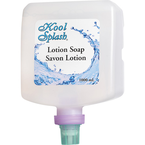 Savon moussant Clearly Lotion Kool Splash, Cr&egrave;me, 1000 ml, Sans parfum Groupe Generik