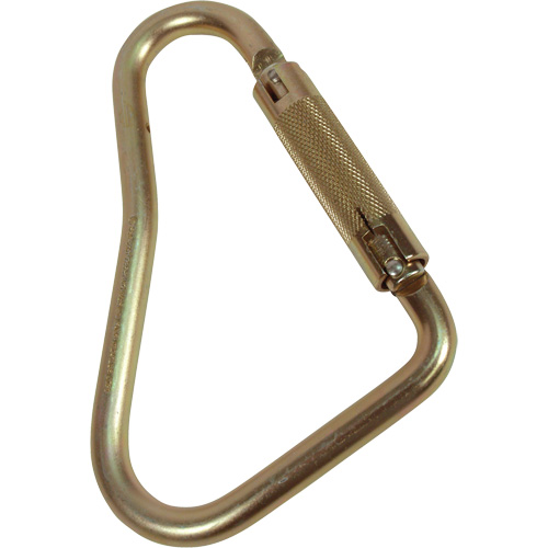 Offset D-Shaped Carabiner, Steel, 5000 lbs Capacity Groupe Generik