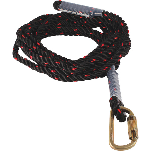 Dynamic Vertical Rope Lifeline with Carabiner Groupe Generik
